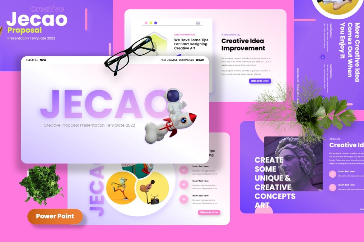 Jecoa - Template Powerpoint Proposal Kreatif yang Menarik