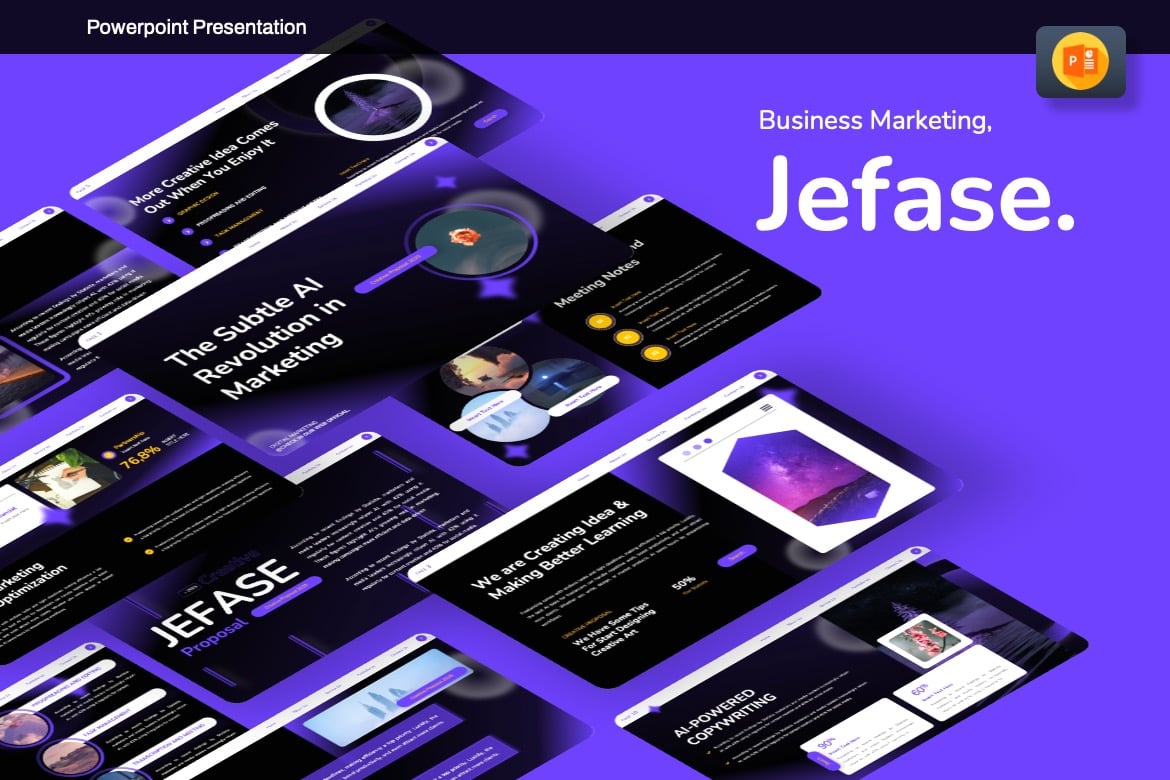 Jefase - Template Powerpoint Proposal Kreatif yang Menarik