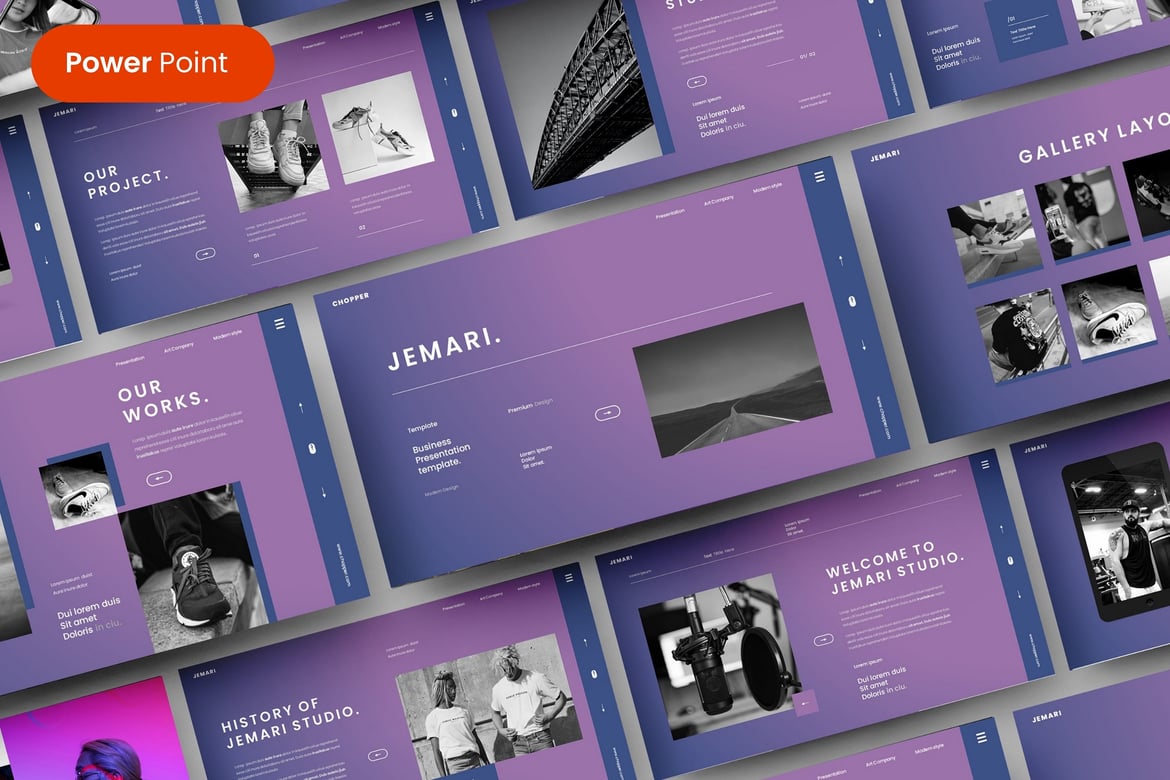 Template Presentasi PowerPoint Jemari – Solusi Kreatif untuk Bisnis Anda