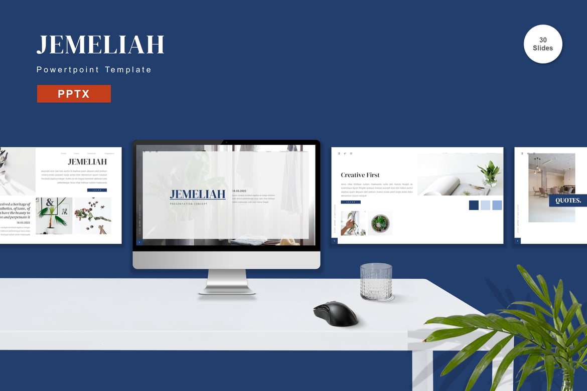 Template PowerPoint Jemeliah - Solusi Presentasi Profesional