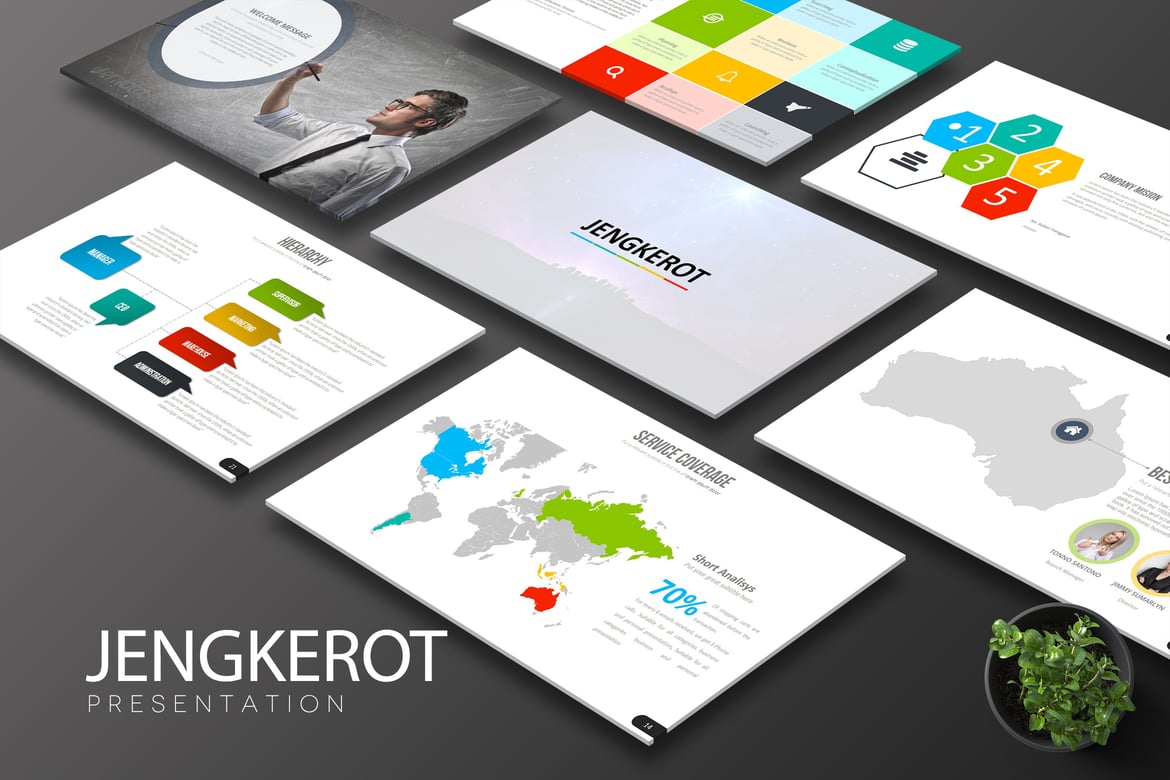 Template PowerPoint Jengkerot: Slide Kreatif untuk Presentasi Menarik