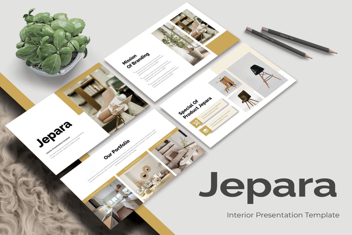 Template Powerpoint Jepara yang Modern dan Kreatif
