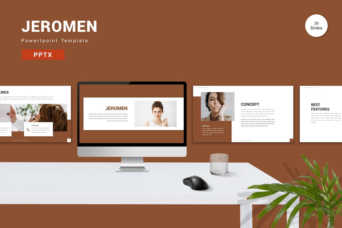 Jeromen - Template Powerpoint Profesional untuk Presentasi Anda