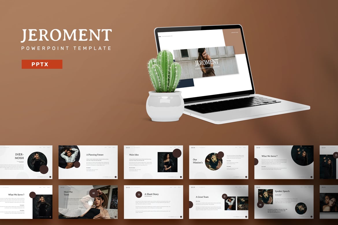 Jeroment - Template PowerPoint yang Menarik dan Profesional