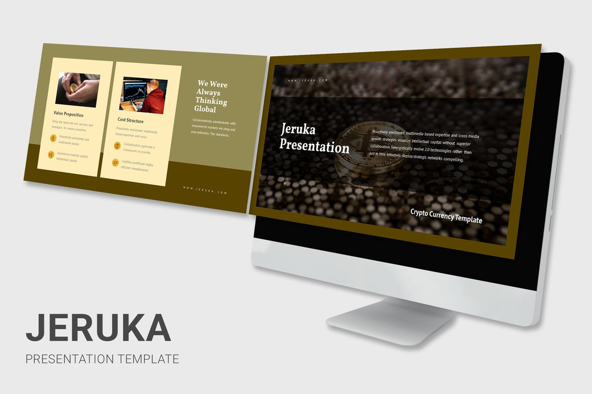 Jeruka - Template Presentasi PowerPoint untuk Bisnis Cryptocurrency