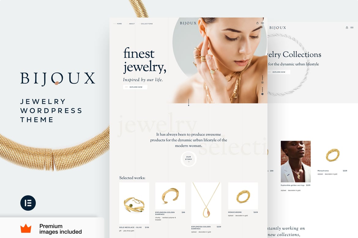 Tema WordPress Bijoux: Solusi Toko Perhiasan Modern dan Mewah