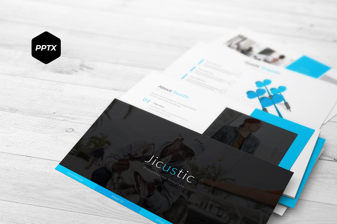 Template PowerPoint Jicustic - Solusi Presentasi Multifungsi