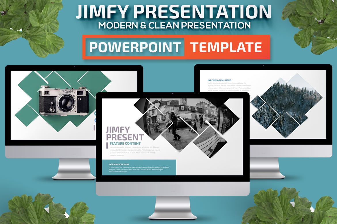 Template Presentasi PowerPoint Jimfy yang Menarik dan Dinamis