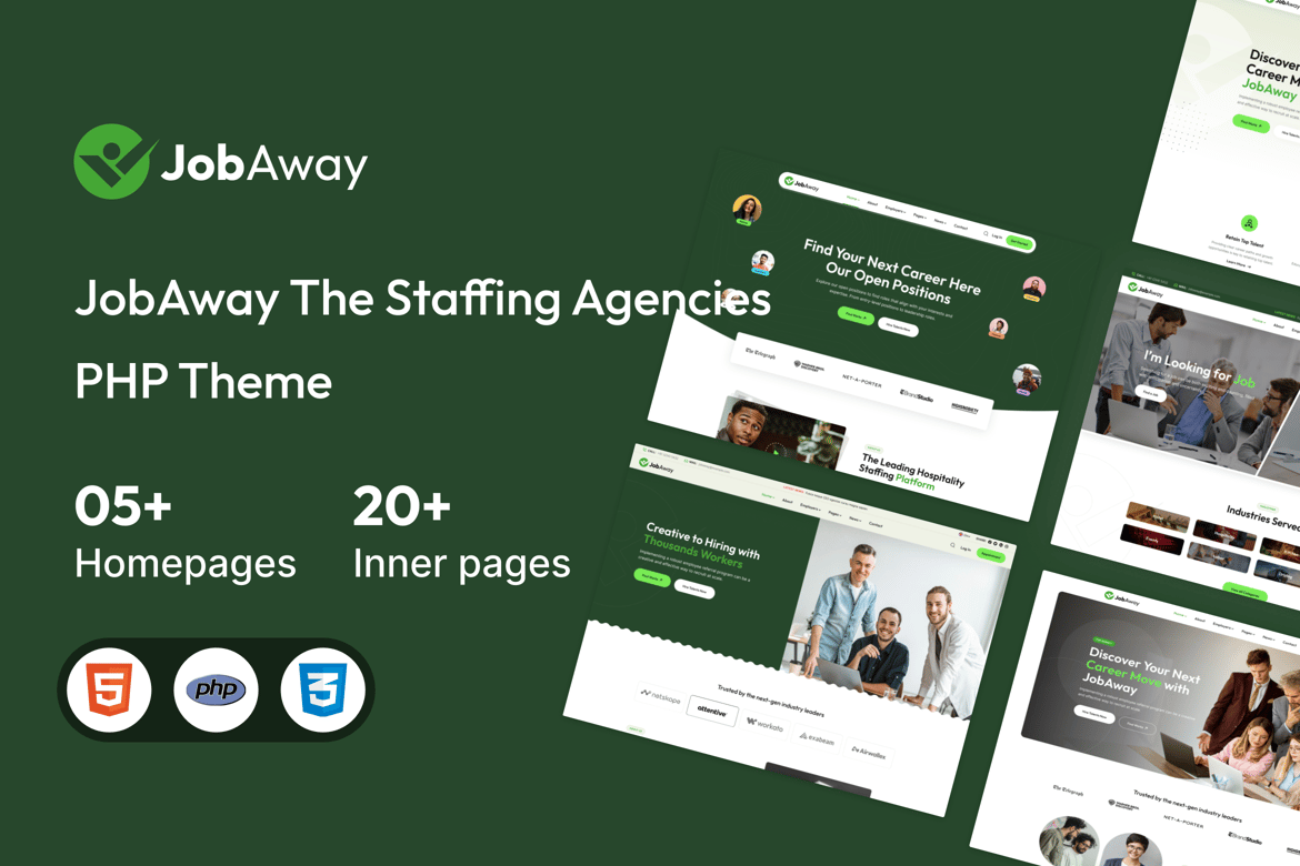 Jobaway - Template Website PHP untuk Agensi Rekrutmen