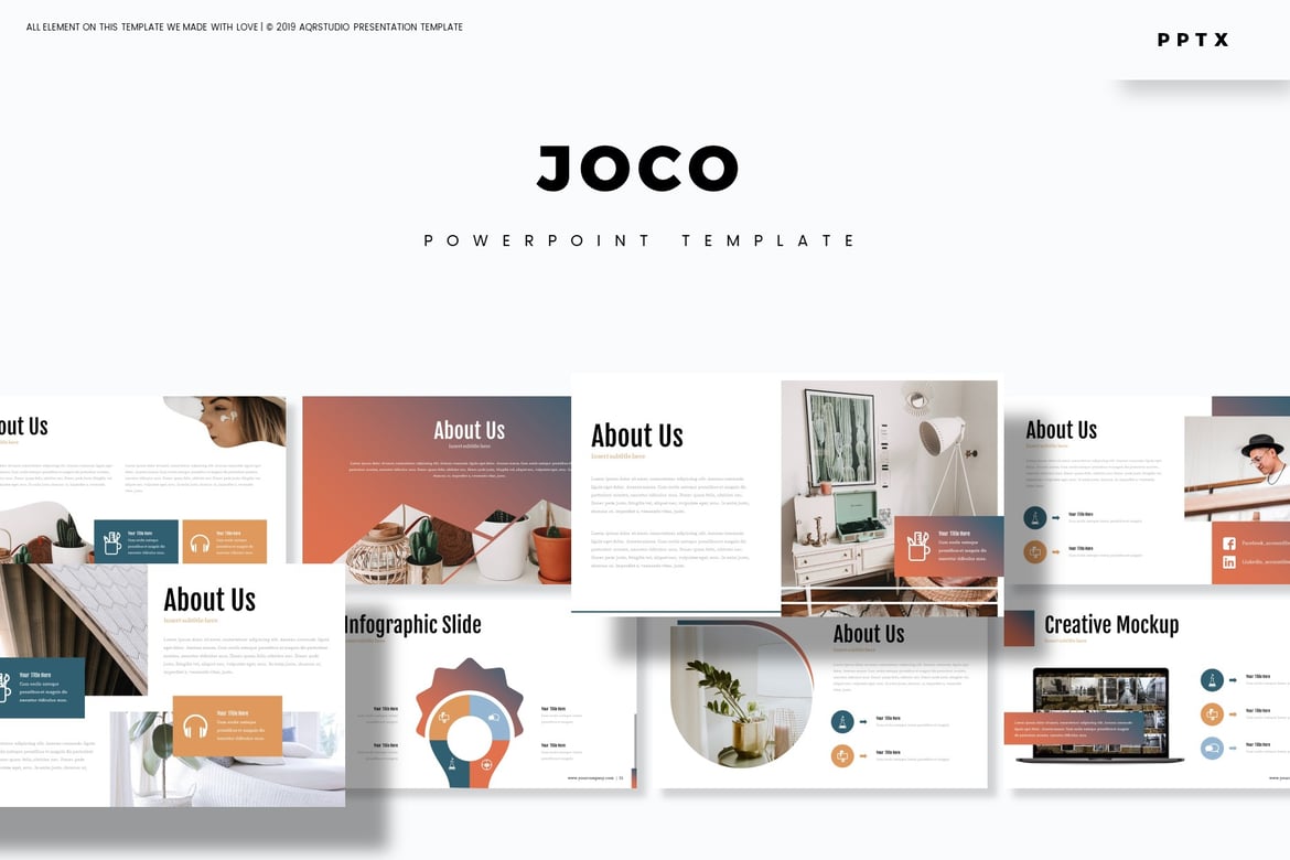Joco - Template Powerpoint Serbaguna yang Menarik