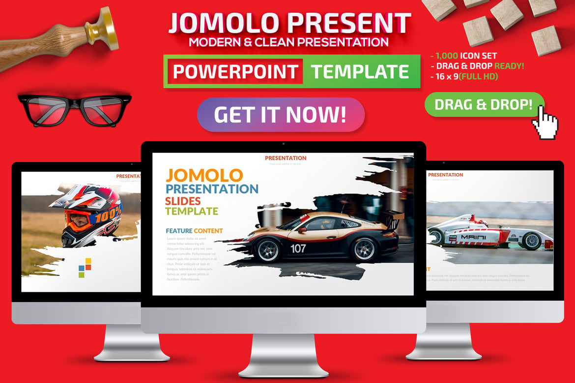 Template Presentasi Powerpoint Jomolo yang Menarik dan Profesional