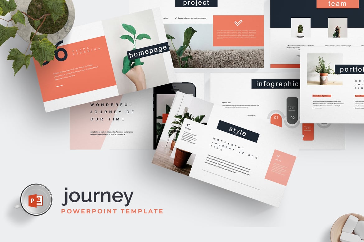 Template Powerpoint Journey - Solusi Presentasi Profesional Anda
