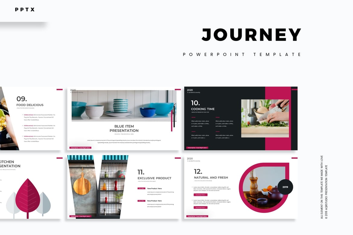 Template PowerPoint Journey - Solusi Presentasi Multifungsi