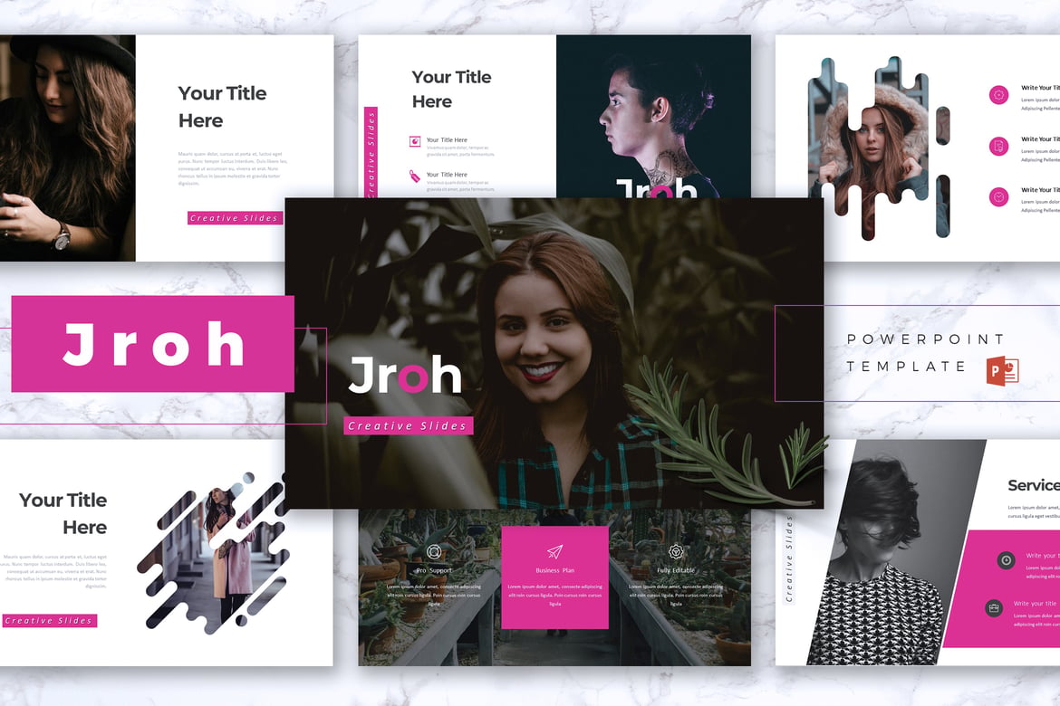 Template PowerPoint JROH - Solusi Kreatif untuk Presentasi Anda