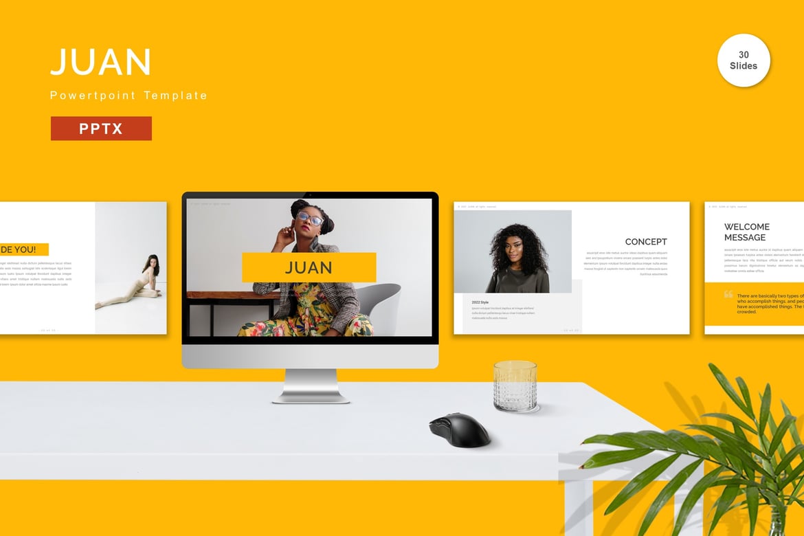 Template Powerpoint Juan - Solusi Ideal untuk Presentasi Anda