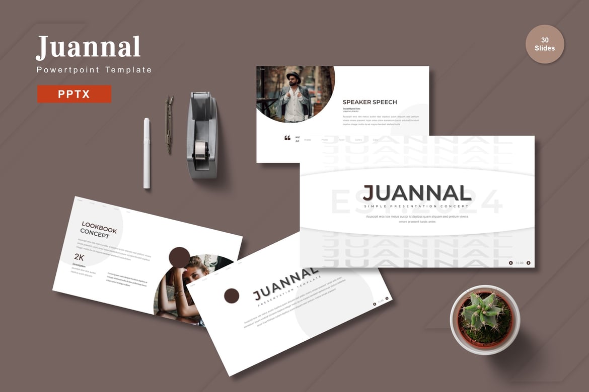 Juannal - Template PowerPoint Profesional untuk Presentasi Menarik