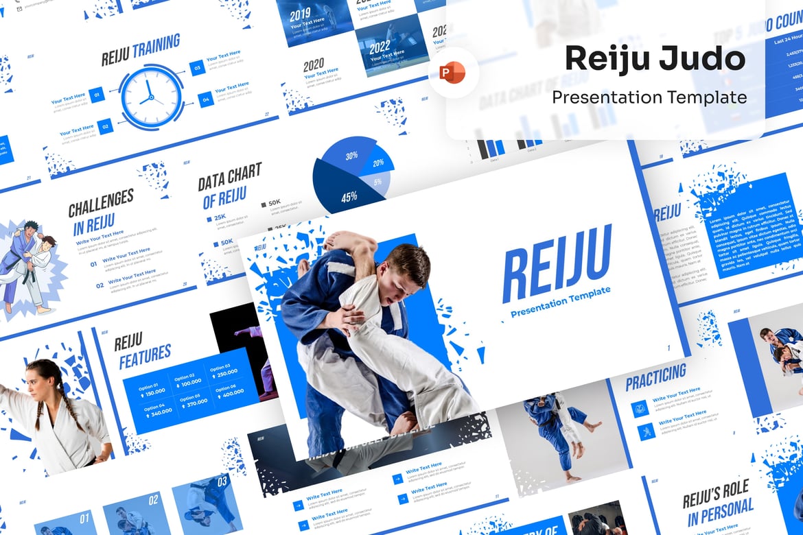 Template Presentasi Judo yang Menarik dan Profesional