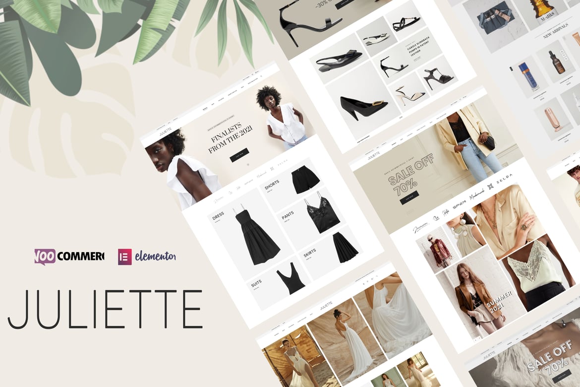 Tema WordPress Juliette - Tema WooCommerce Kreatif dan Responsif