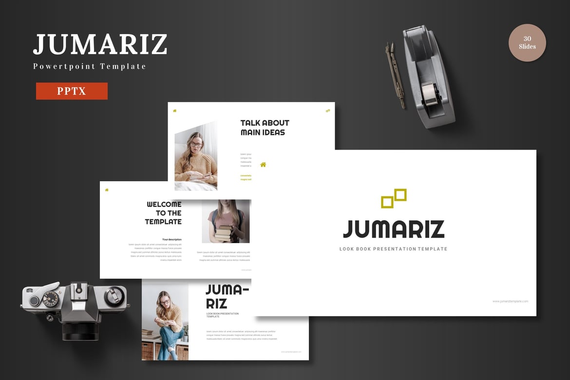 Jumariz - Template Presentasi PowerPoint yang Menarik