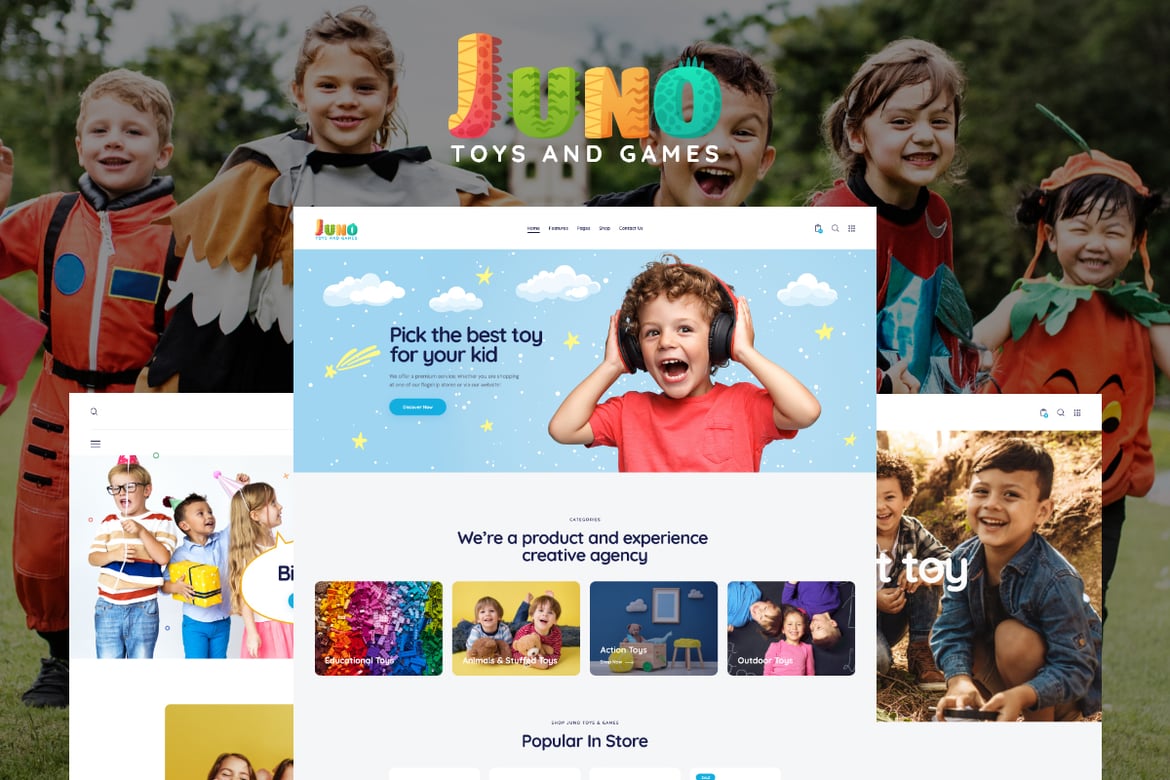 Tema WordPress Juno: Solusi Tepat untuk Toko Mainan Anak Anda
