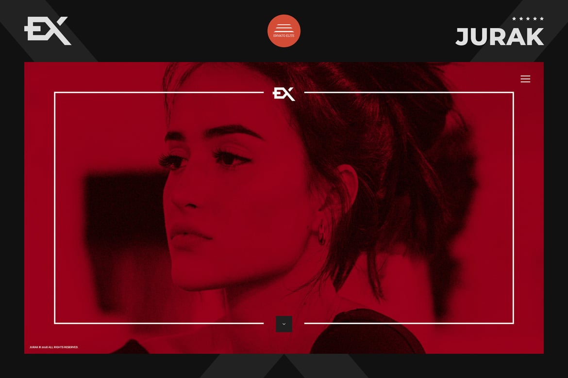 Jurak - Template Website Portofolio Fotografi Modern