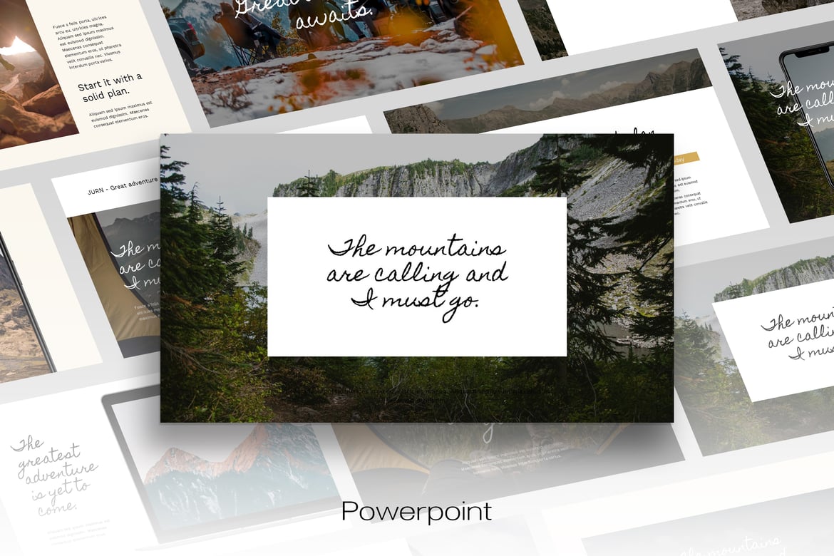 Jurn - Template Presentasi PowerPoint Profesional