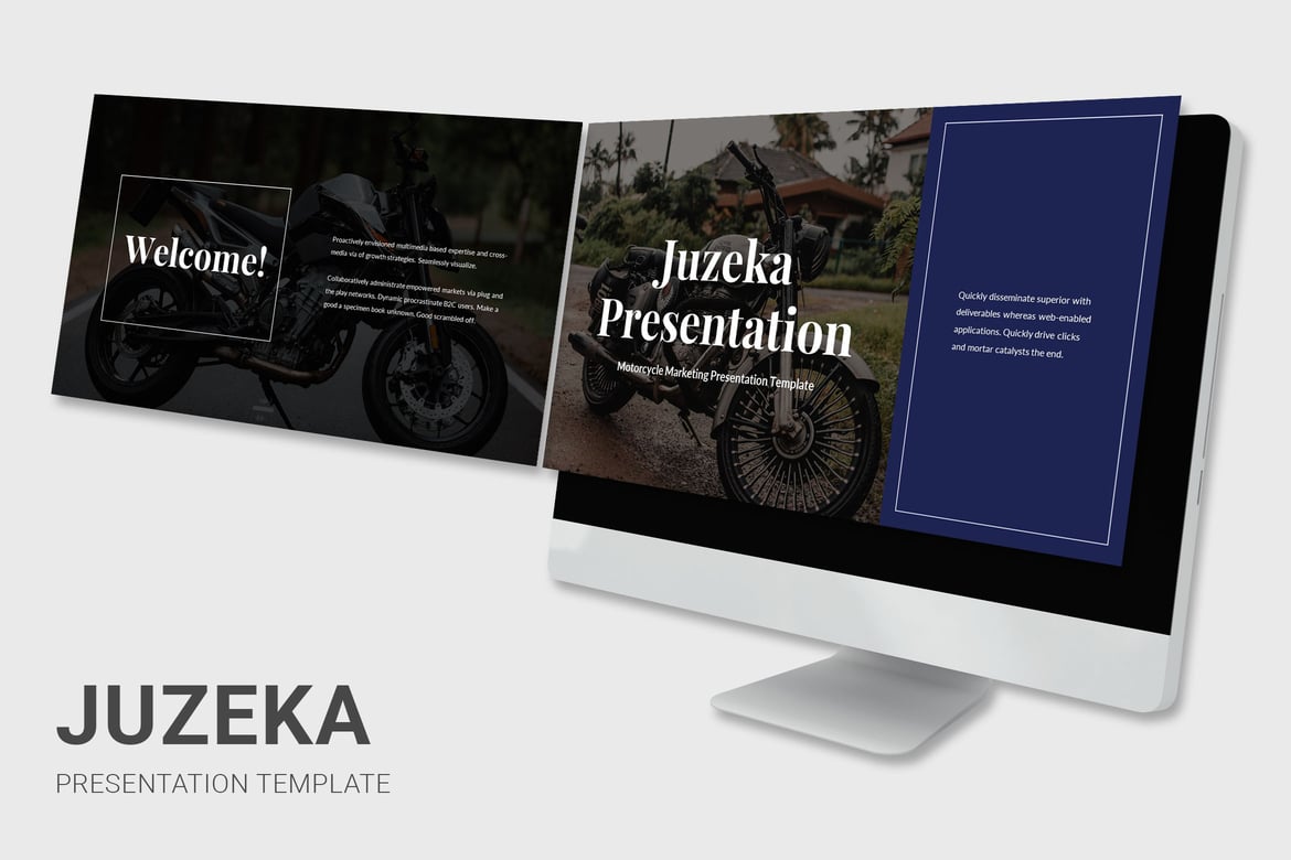 Juzeka - Template Presentasi Motor yang Menarik