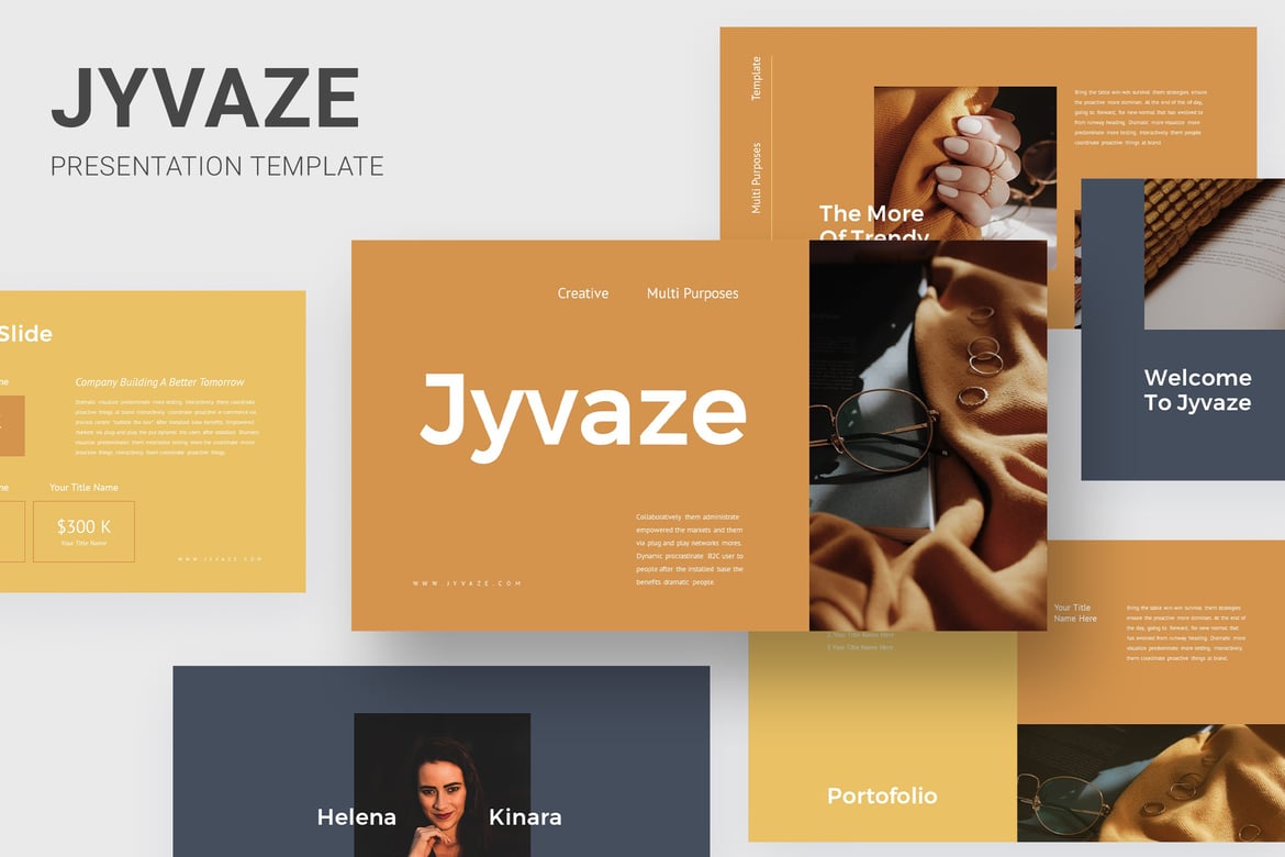 Template Presentasi Jyvaze - Solusi Serbaguna untuk PowerPoint Anda