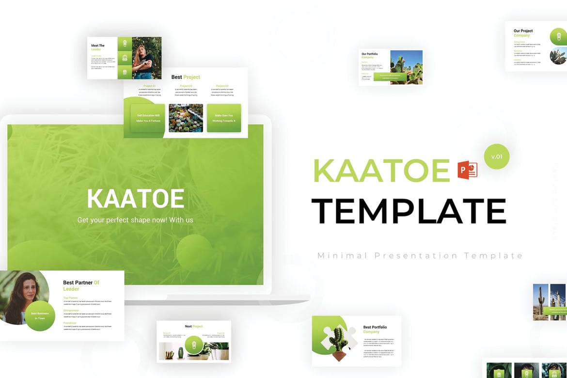 Kaatoe - Template Powerpoint Kreatif dan Simpel