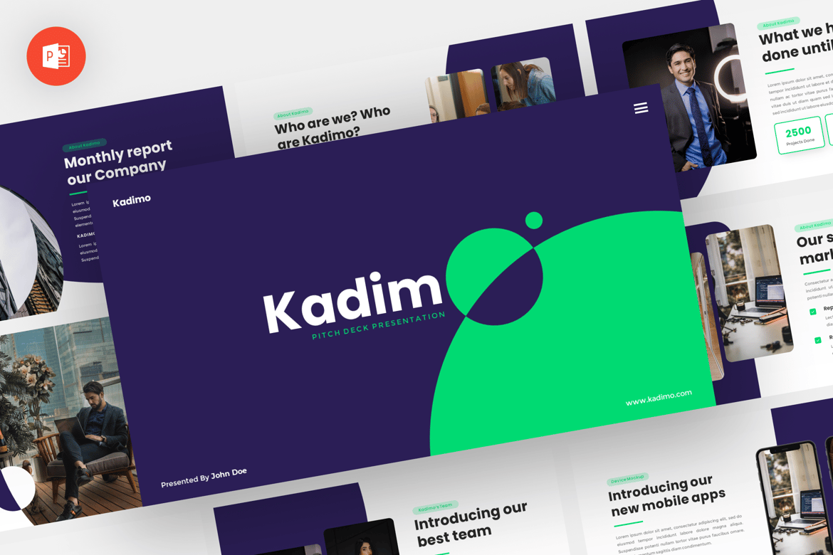 Template Presentasi Kadim - PowerPoint yang Modern dan Profesional