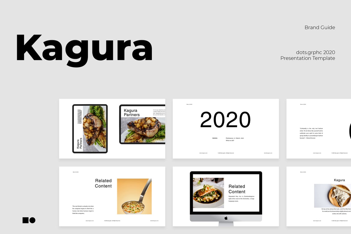 Kagura - Template PowerPoint Modern dan Elegan