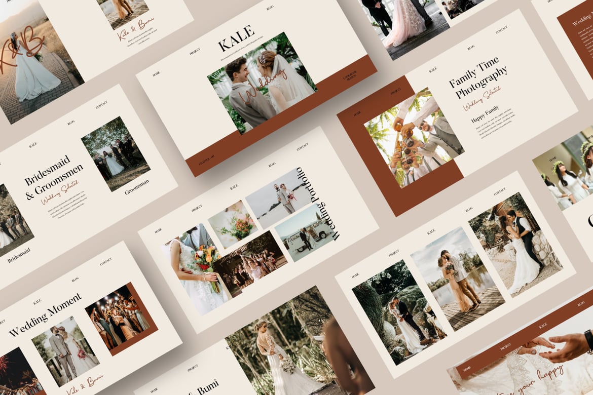 Template Powerpoint Kale yang Menawan dan Profesional