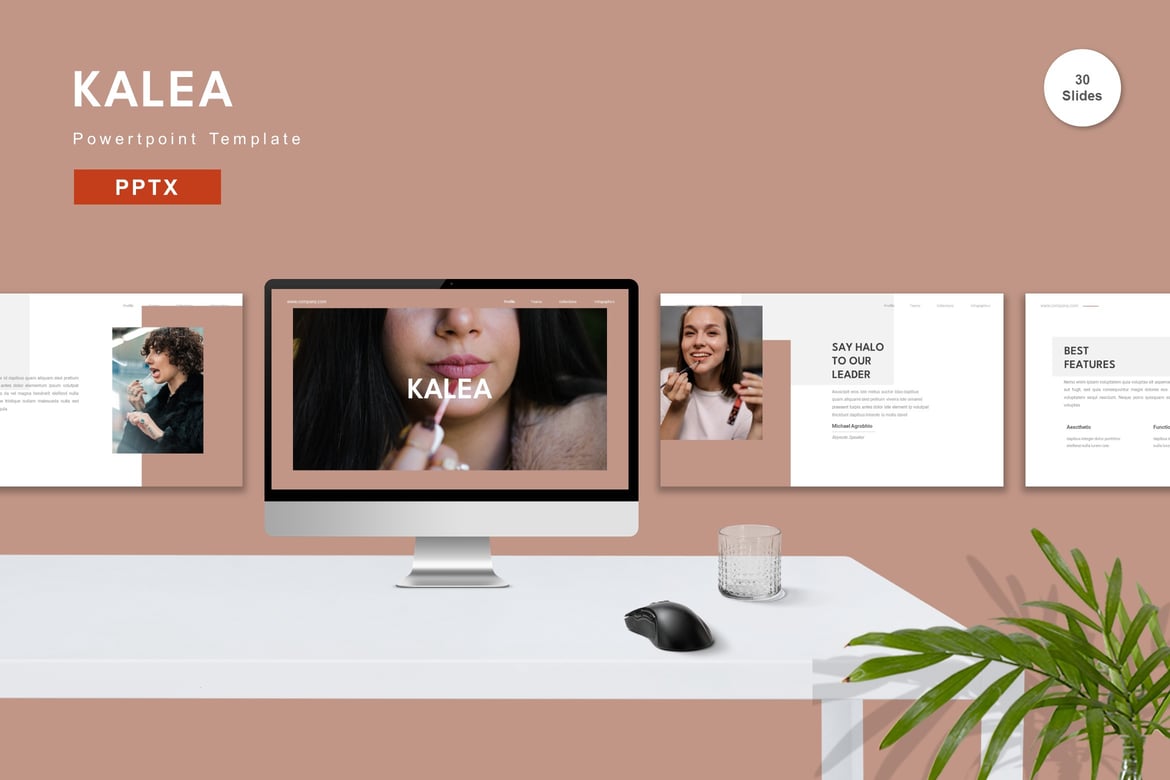 Template Powerpoint Kalea - Solusi Presentasi Profesional