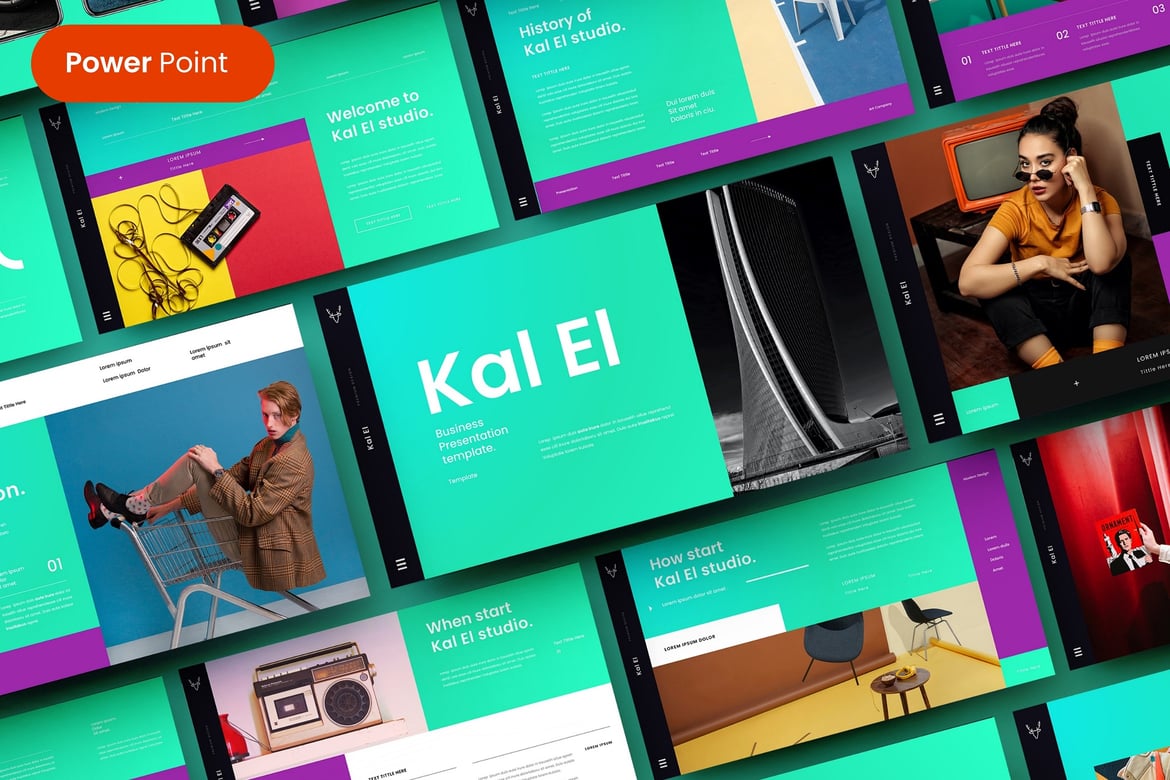 Kalel – Template PowerPoint Bisnis yang Menarik