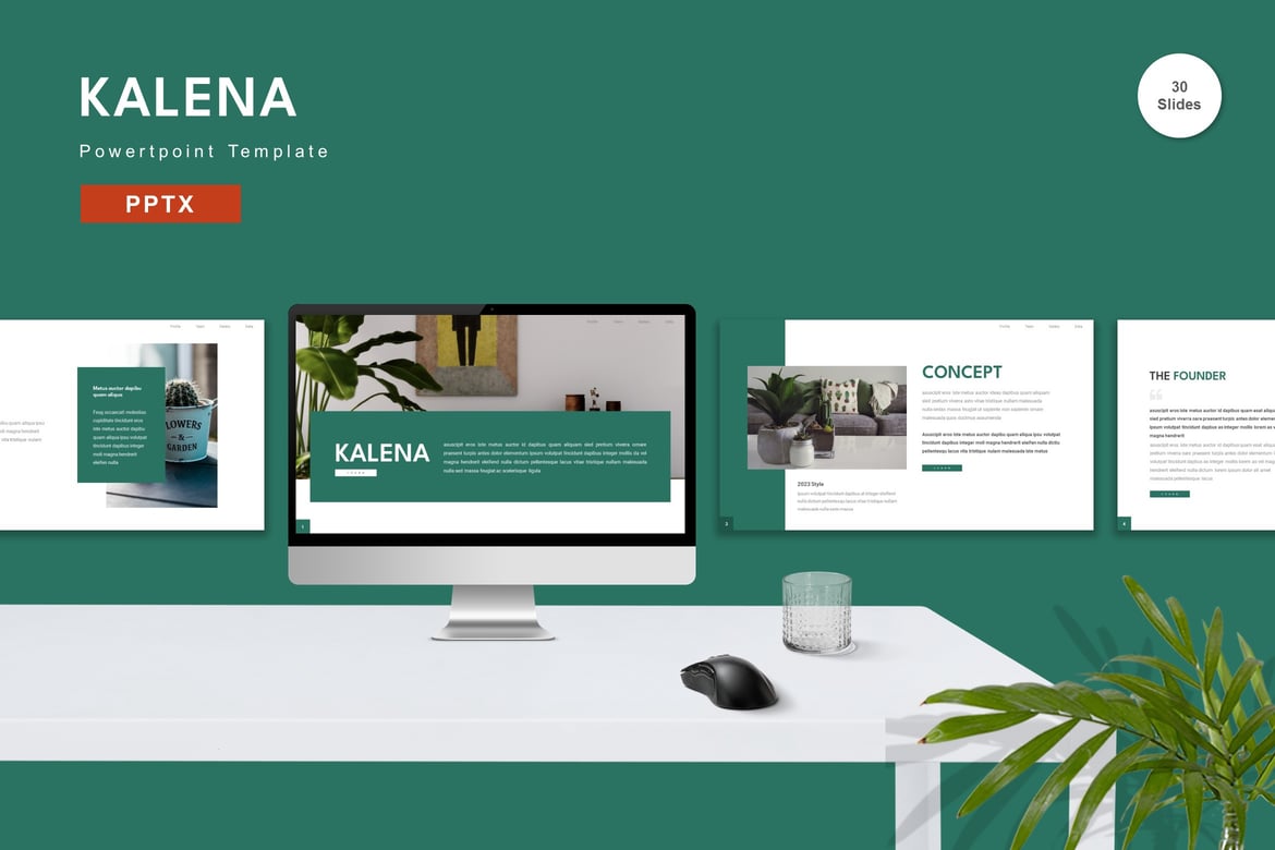 Kalena - Template PowerPoint Profesional untuk Semua Kebutuhan