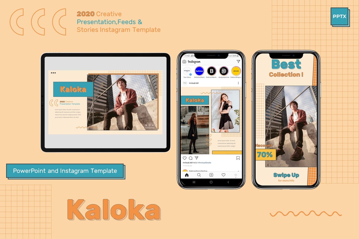 Kaloka - Template PowerPoint & Instagram yang Menarik
