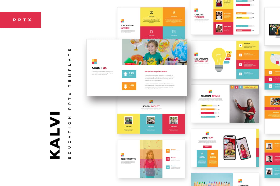 Kalvi: Template Presentasi PowerPoint untuk Pendidikan yang Menarik