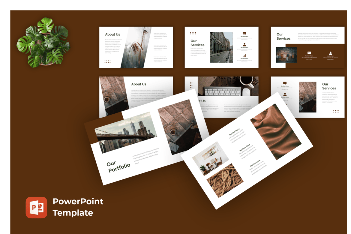 Template Presentasi PowerPoint Kamala yang Menarik dan Multifungsi