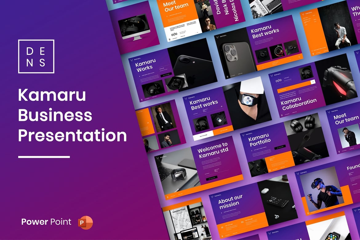 Kamaru – Template PowerPoint Bisnis yang Menarik