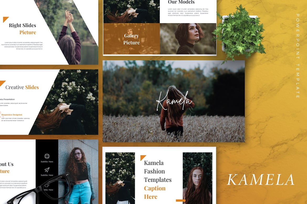 KAMELA - Template PowerPoint Kreatif untuk Presentasi Anda