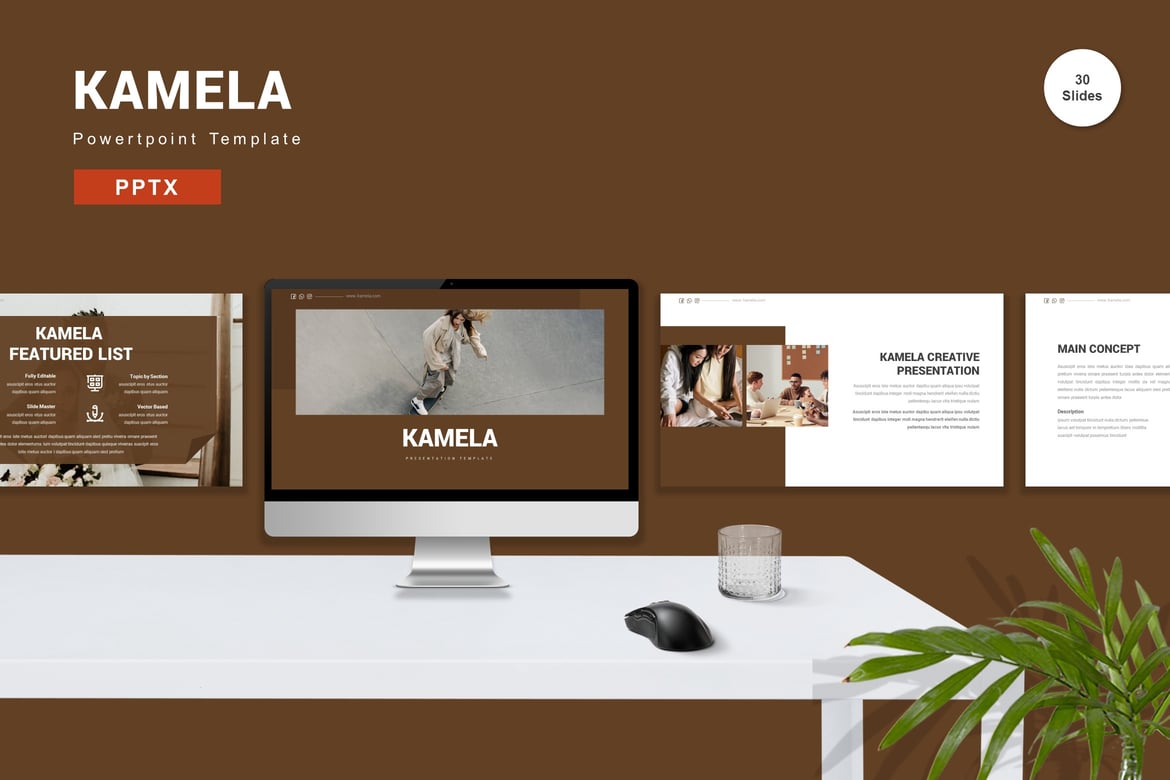 Kamela - Template Powerpoint Menarik untuk Segala Kebutuhan