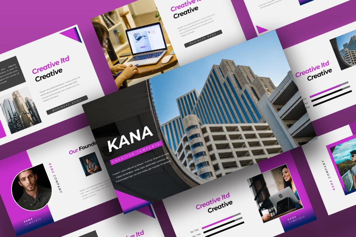Template Presentasi PowerPoint Kreatif dan Modern
