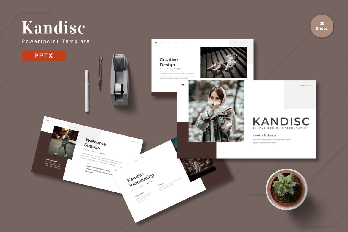 Kandisc - Template Presentasi PowerPoint yang Menarik