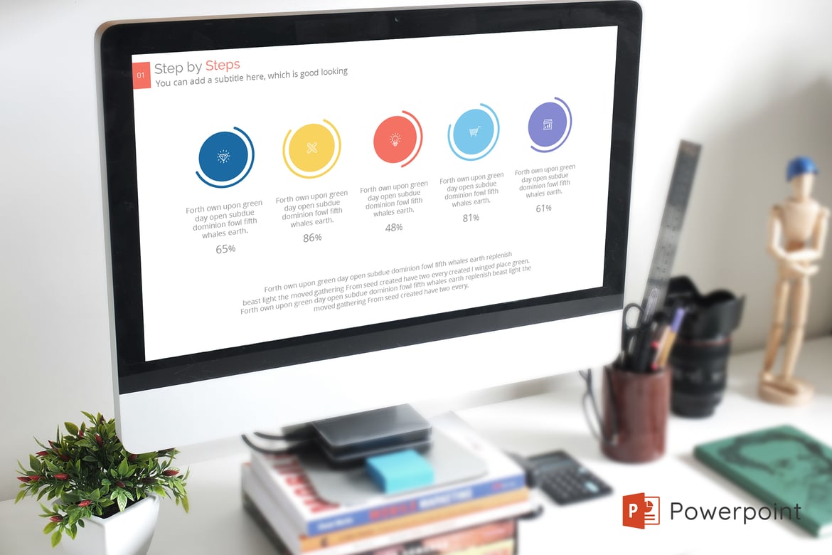 Template Presentasi Powerpoint Kanflex yang Kreatif dan Menarik