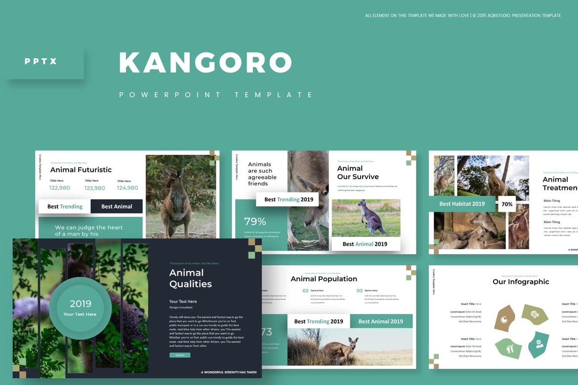 Kangoro - Template PowerPoint Serbaguna