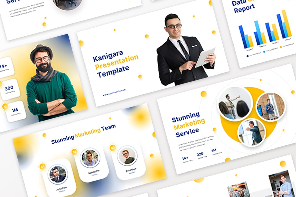 Kanigara - Template Presentasi Powerpoint untuk Pemasaran yang Menarik