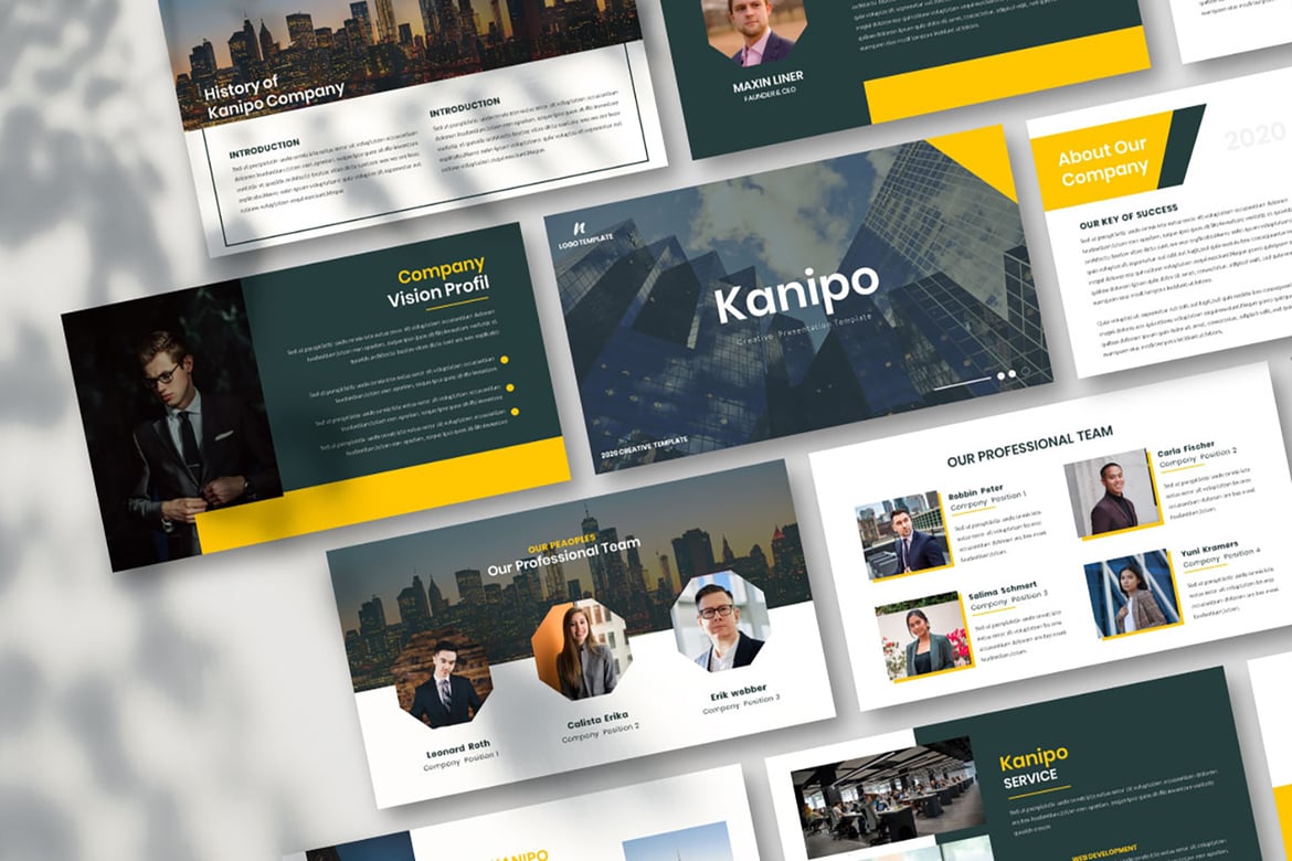 Template PowerPoint Kanipo: Presentasi Modern dan Profesional