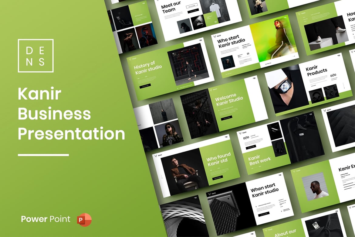 Kanir – Template PowerPoint Bisnis yang Menarik