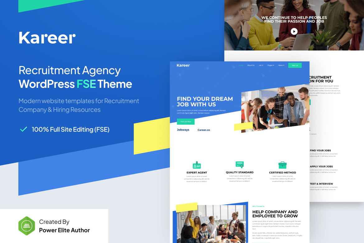 Kareer – Tema WordPress untuk Agensi Sumber Daya Manusia & Rekrutmen yang Modern