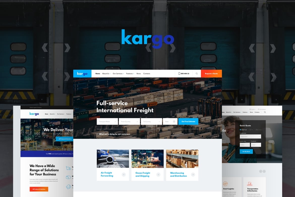 Kargo: Tema WordPress Logistik Modern dan Kuat untuk Bisnis Anda